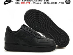Giày thể thao Nike Air Force 1 Low Black nam nữ hàng chuẩn sfake replica 1:1 real chính hãng giá rẻ tốt nhất tại NeverStopShop.com HCM