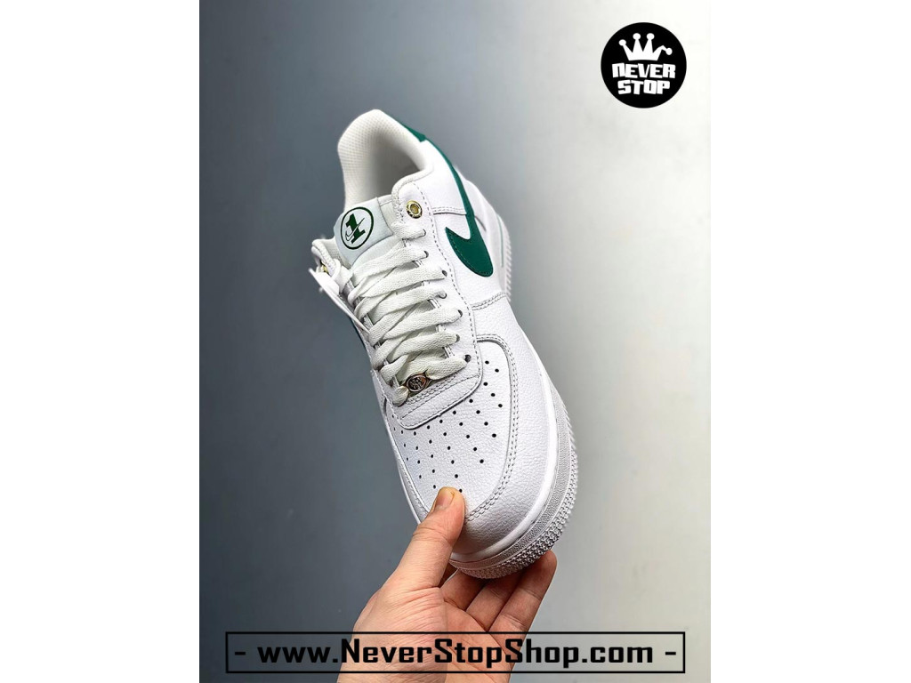 Giày Nike Air Force 1 AF1 Low Trắng Xanh Lá giá tốt hàng chuẩn chất lượng cao loại đẹp replica 1:1 real tại NeverStopShop.com HCM