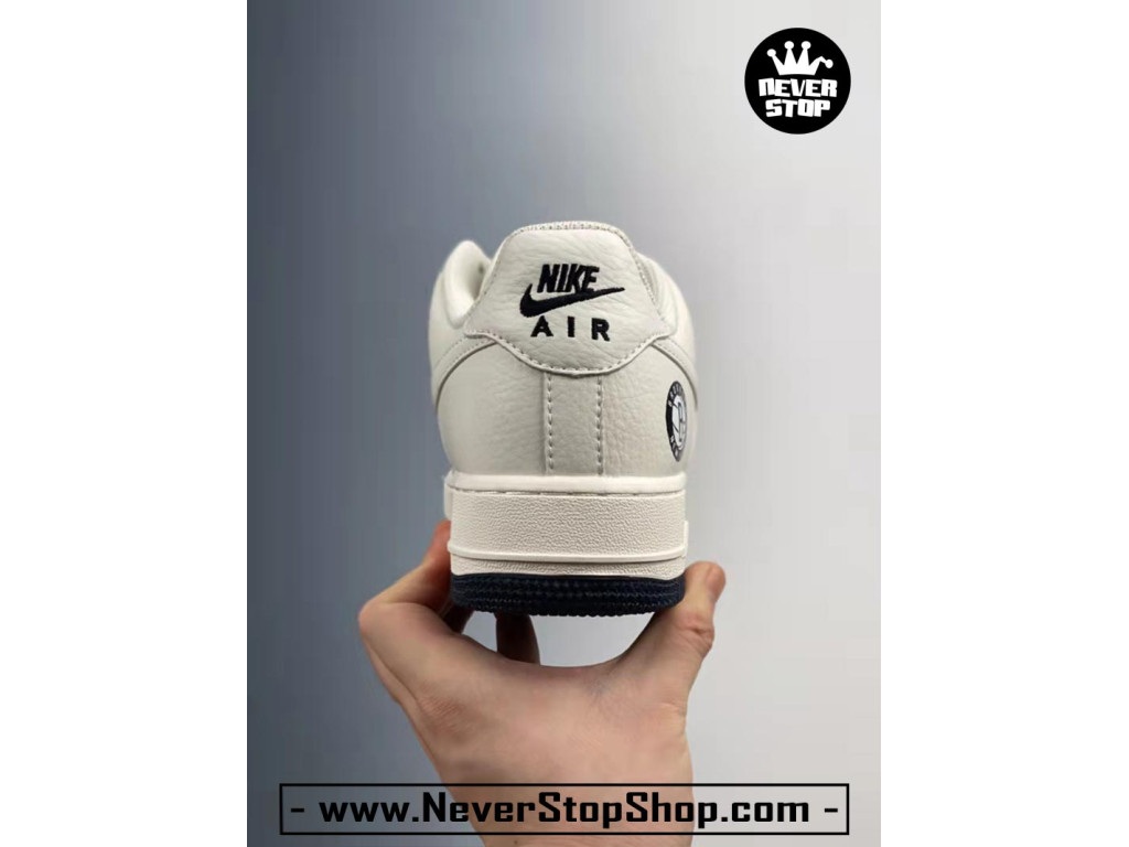Giày Nike Air Force 1 AF1 Low Kem Đen giá tốt hàng chuẩn chất lượng cao loại đẹp replica 1:1 real tại NeverStopShop.com HCM
