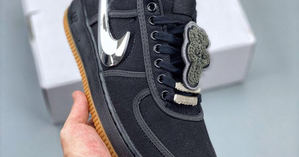 Giày thể thao NIKE AIR FORCE AF1 LOW TRAVIS SCOTT BLACK