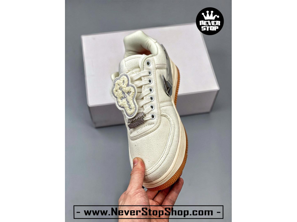 Giày Nike Air Force 1 AF1 Low Kem Nâu giá tốt hàng chuẩn chất lượng cao loại đẹp replica 1:1 real tại NeverStopShop.com HCM