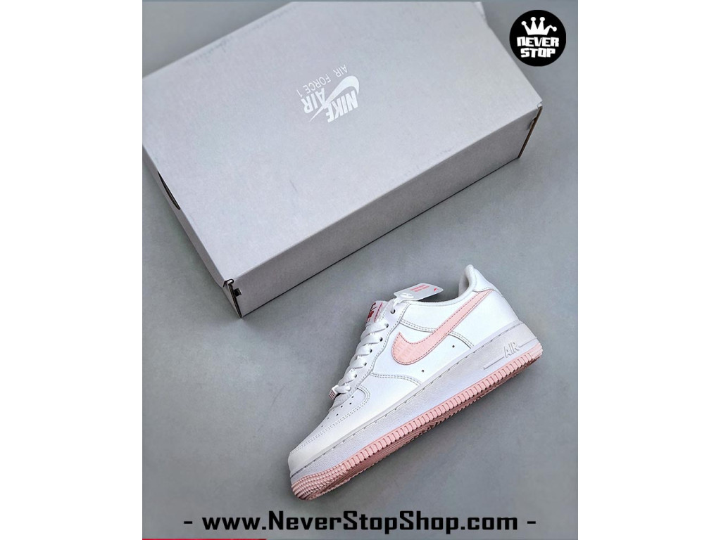 Giày Nike Air Force 1 AF1 Low Trắng Hồng giá tốt hàng chuẩn chất lượng cao loại đẹp replica 1:1 real tại NeverStopShop.com HCM