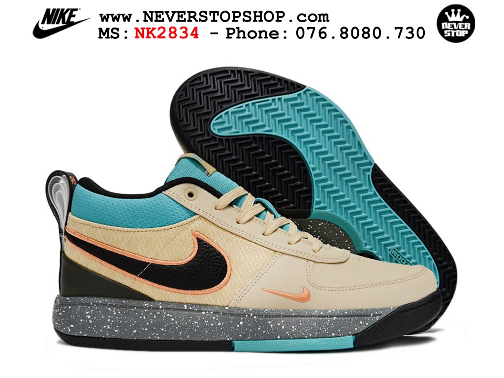 Giày bóng rổ cổ thấp Nike Book 1 Be Xanh Ngọc nam nữ chuyên outdoor replica 1:1 like auth real chính hãng giá rẻ tốt nhất tại NeverStopShop.com HCM