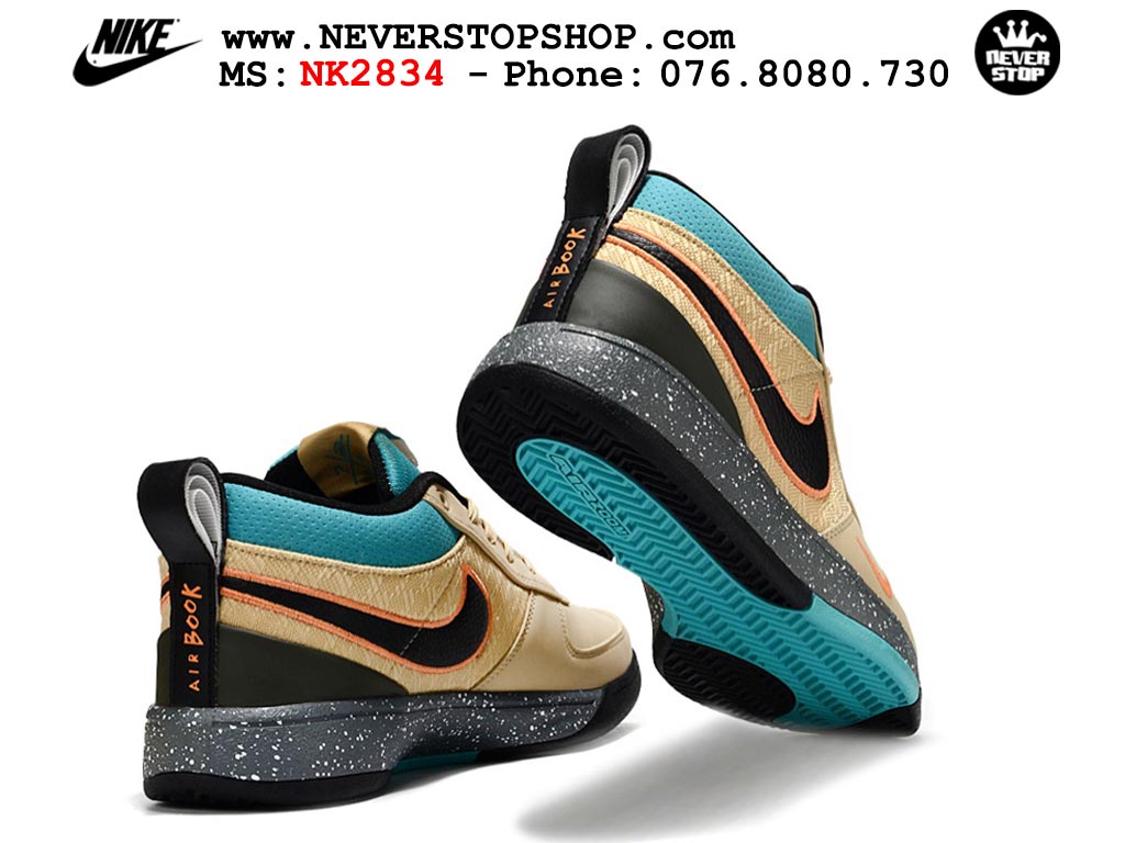 Giày bóng rổ cổ thấp Nike Book 1 Be Xanh Ngọc nam nữ chuyên outdoor replica 1:1 like auth real chính hãng giá rẻ tốt nhất tại NeverStopShop.com HCM