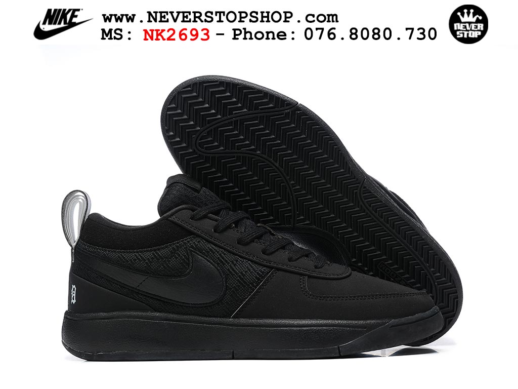 Giày bóng rổ cổ thấp Nike Book 1 Đen nam nữ chuyên outdoor replica 1:1 like auth real chính hãng giá rẻ tốt nhất tại NeverStopShop.com HCM