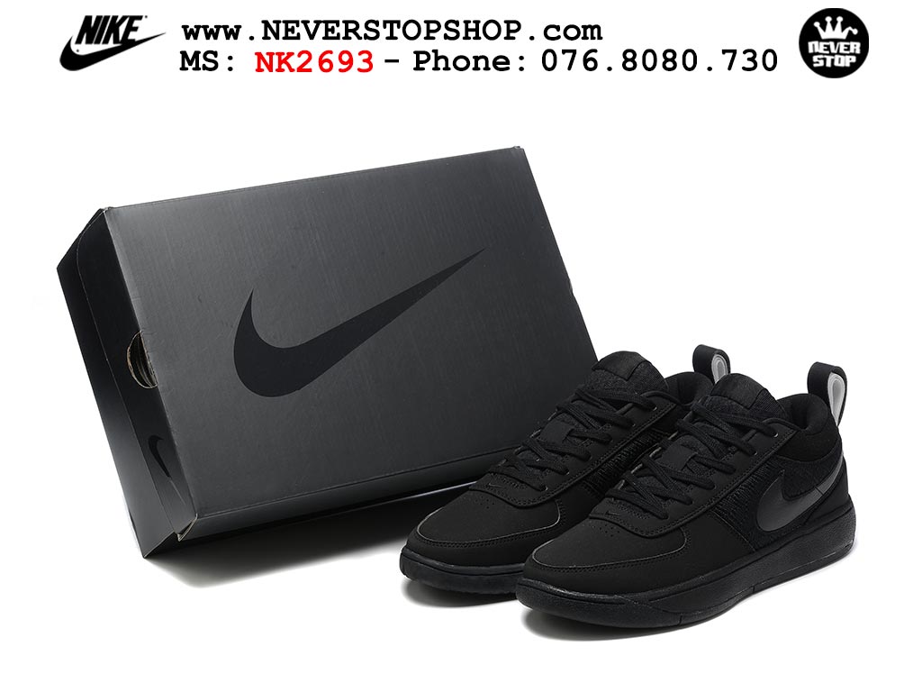 Giày bóng rổ cổ thấp Nike Book 1 Đen nam nữ chuyên outdoor replica 1:1 like auth real chính hãng giá rẻ tốt nhất tại NeverStopShop.com HCM