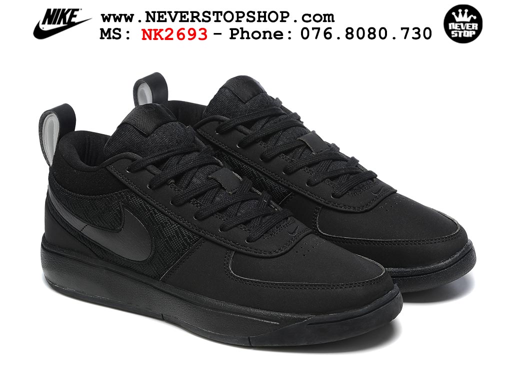 Giày bóng rổ cổ thấp Nike Book 1 Đen nam nữ chuyên outdoor replica 1:1 like auth real chính hãng giá rẻ tốt nhất tại NeverStopShop.com HCM