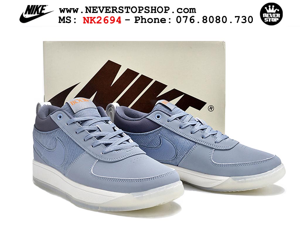 Giày bóng rổ cổ thấp Nike Book 1 Tím Trắng nam nữ chuyên outdoor replica 1:1 like auth real chính hãng giá rẻ tốt nhất tại NeverStopShop.com HCM