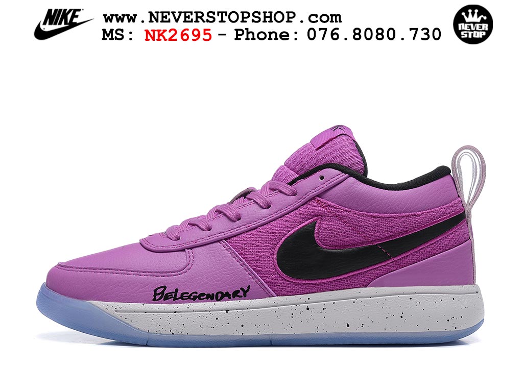 Giày bóng rổ cổ thấp Nike Book 1 Tím Đen nam nữ chuyên outdoor replica 1:1 like auth real chính hãng giá rẻ tốt nhất tại NeverStopShop.com HCM