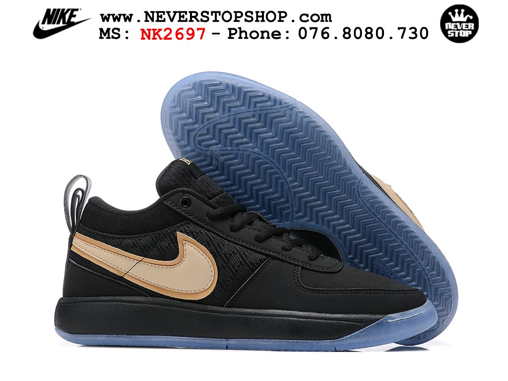 Giày bóng rổ cổ thấp Nike Book 1 Đen Vàng nam nữ chuyên outdoor replica 1:1 like auth real chính hãng giá rẻ tốt nhất tại NeverStopShop.com HCM