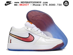 Giày bóng rổ cổ thấp Nike Book 1 Trắng Đỏ nam nữ chuyên outdoor replica 1:1 like auth real chính hãng giá rẻ tốt nhất tại NeverStopShop.com HCM