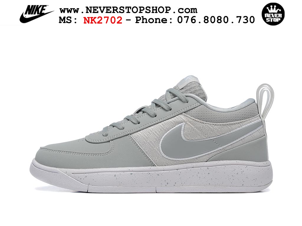 Giày bóng rổ cổ thấp Nike Book 1 Xám nam nữ chuyên outdoor replica 1:1 like auth real chính hãng giá rẻ tốt nhất tại NeverStopShop.com HCM