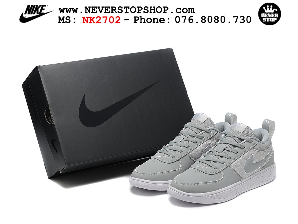 Giày bóng rổ cổ thấp Nike Book 1 Xám nam nữ chuyên outdoor replica 1:1 like auth real chính hãng giá rẻ tốt nhất tại NeverStopShop.com HCM