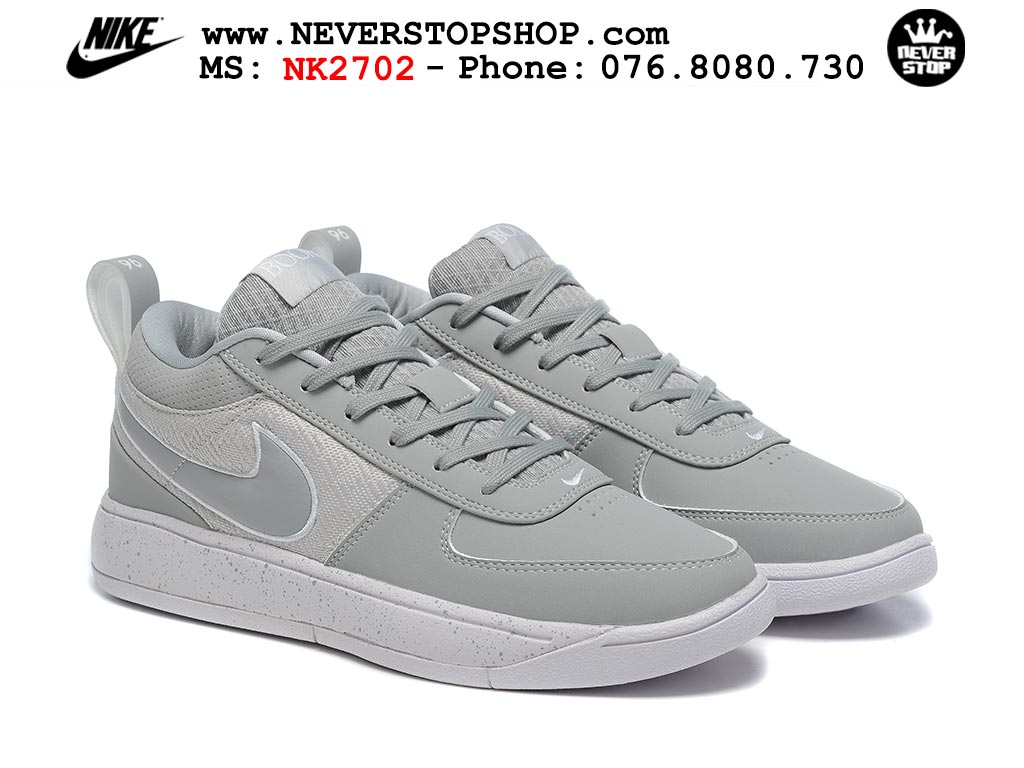 Giày bóng rổ cổ thấp Nike Book 1 Xám nam nữ chuyên outdoor replica 1:1 like auth real chính hãng giá rẻ tốt nhất tại NeverStopShop.com HCM