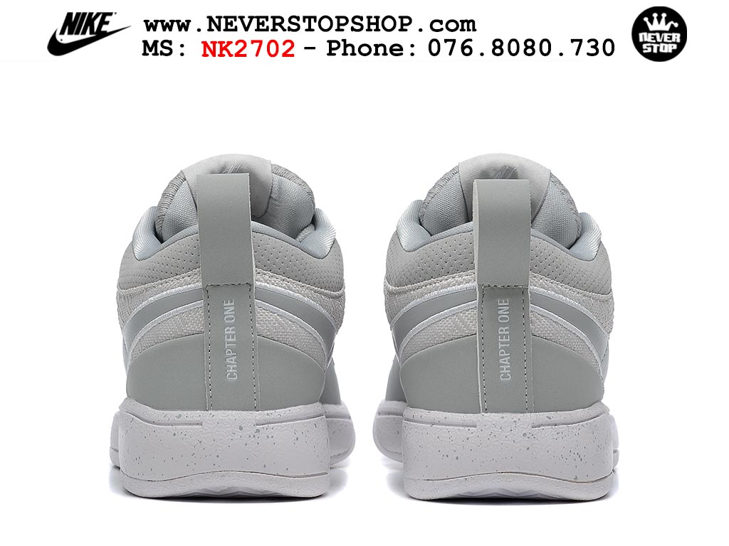 Giày bóng rổ cổ thấp Nike Book 1 Xám nam nữ chuyên outdoor replica 1:1 like auth real chính hãng giá rẻ tốt nhất tại NeverStopShop.com HCM