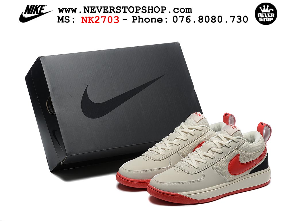 Giày bóng rổ cổ thấp Nike Book 1 Be Đỏ nam nữ chuyên outdoor replica 1:1 like auth real chính hãng giá rẻ tốt nhất tại NeverStopShop.com HCM