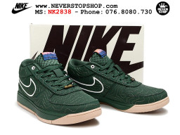 Giày bóng rổ cổ thấp Nike Book 1 Xanh Lá Be nam nữ chuyên outdoor replica 1:1 like auth real chính hãng giá rẻ tốt nhất tại NeverStopShop.com HCM