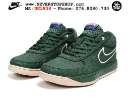 Giày bóng rổ cổ thấp Nike Book 1 Xanh Lá Be nam nữ chuyên outdoor replica 1:1 like auth real chính hãng giá rẻ tốt nhất tại NeverStopShop.com HCM