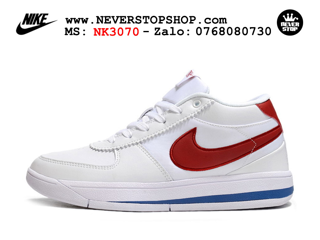 Giày bóng rổ cổ thấp Nike Book 1 Trắng Đỏ nam nữ chuyên outdoor replica 1:1 like auth real chính hãng giá rẻ tốt nhất tại NeverStopShop.com HCM