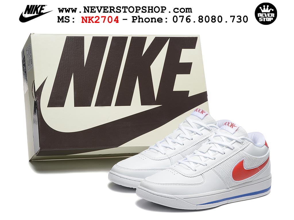 Giày bóng rổ cổ thấp Nike Book 1 Trắng Đỏ nam nữ chuyên outdoor replica 1:1 like auth real chính hãng giá rẻ tốt nhất tại NeverStopShop.com HCM