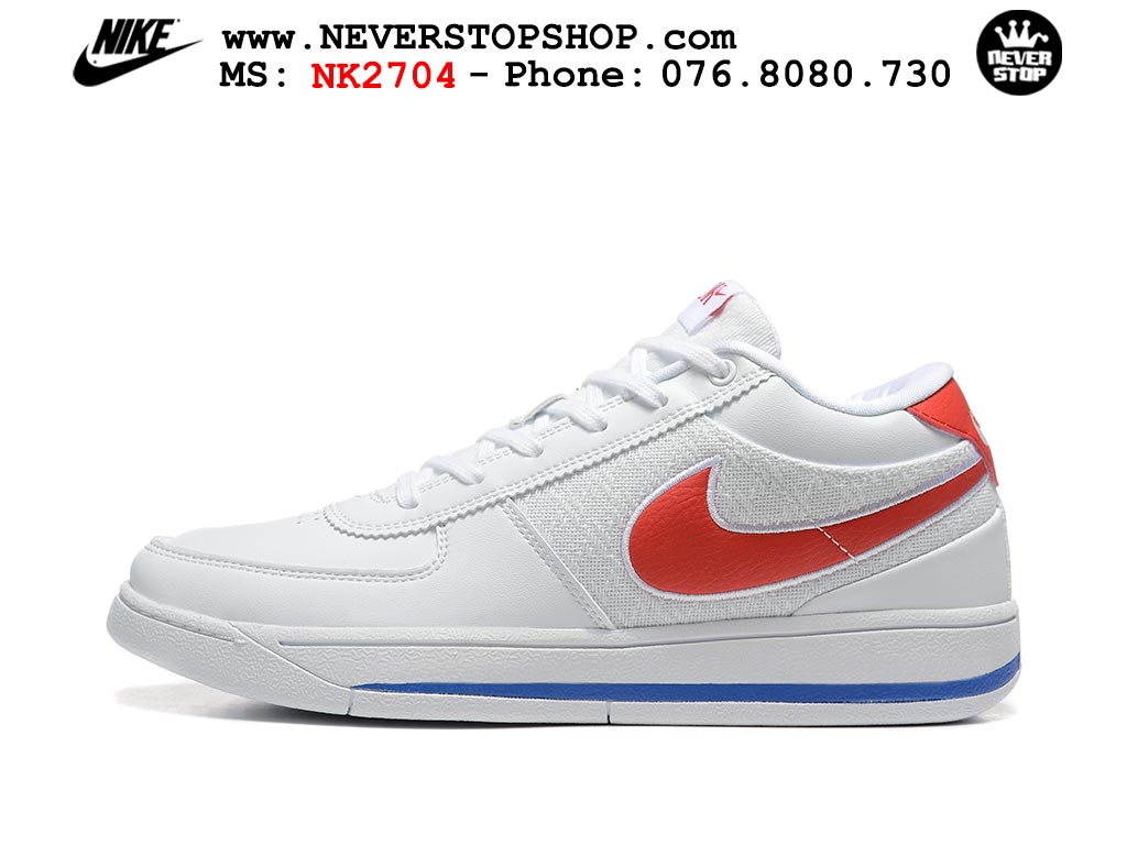 Giày bóng rổ cổ thấp Nike Book 1 Trắng Đỏ nam nữ chuyên outdoor replica 1:1 like auth real chính hãng giá rẻ tốt nhất tại NeverStopShop.com HCM