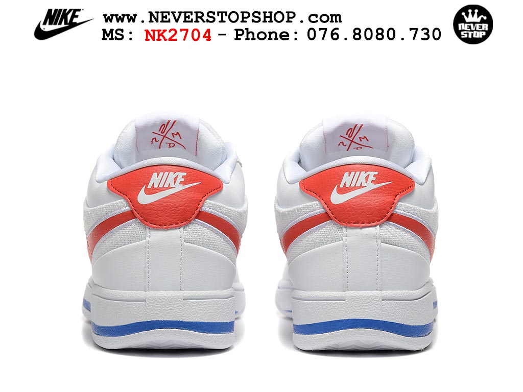 Giày bóng rổ cổ thấp Nike Book 1 Trắng Đỏ nam nữ chuyên outdoor replica 1:1 like auth real chính hãng giá rẻ tốt nhất tại NeverStopShop.com HCM