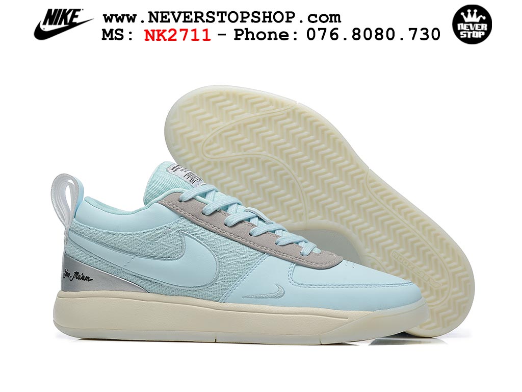 Giày bóng rổ cổ thấp Nike Book 1 Xanh Da Trời Xám nam nữ chuyên outdoor replica 1:1 like auth real chính hãng giá rẻ tốt nhất tại NeverStopShop.com HCM