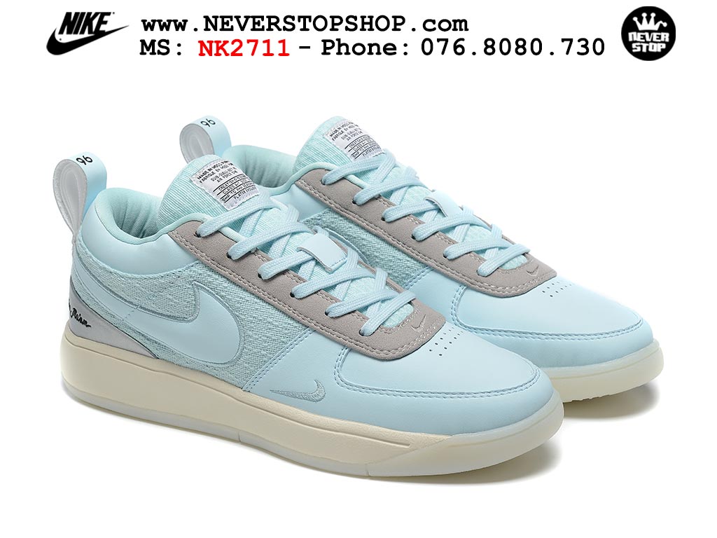 Giày bóng rổ cổ thấp Nike Book 1 Xanh Da Trời Xám nam nữ chuyên outdoor replica 1:1 like auth real chính hãng giá rẻ tốt nhất tại NeverStopShop.com HCM