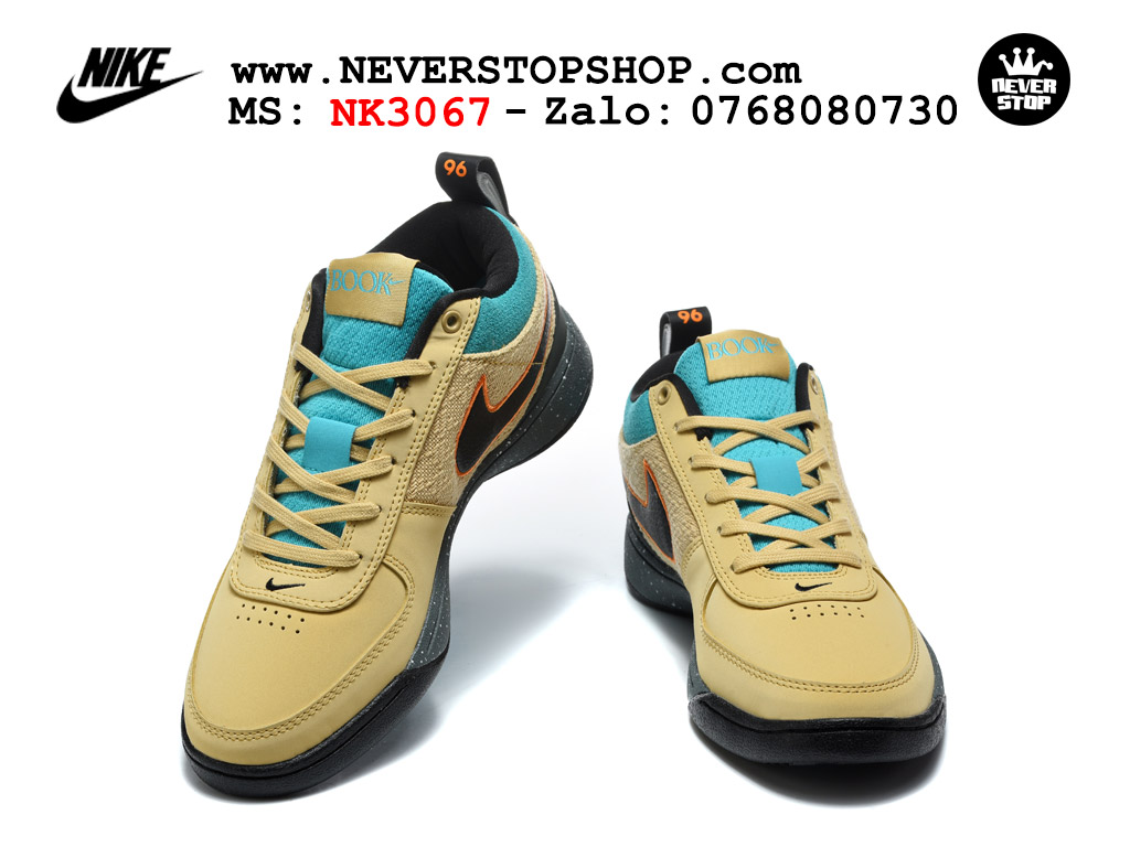 Giày bóng rổ outdoor Nike Book 1 Be Xanh Ngọc nam nữ giá tốt tại NeverStop Basketball Sneaker Shop Giày bóng rổ cổ thấp Nike Book 1 Be Xanh Ngọc nam nữ chuyên outdoor replica 1:1 like auth real chính hãng giá rẻ tốt nhất tại NeverStopShop.com HCM