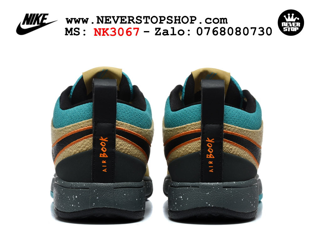 Giày bóng rổ outdoor Nike Book 1 Be Xanh Ngọc nam nữ giá tốt tại NeverStop Basketball Sneaker Shop Giày bóng rổ cổ thấp Nike Book 1 Be Xanh Ngọc nam nữ chuyên outdoor replica 1:1 like auth real chính hãng giá rẻ tốt nhất tại NeverStopShop.com HCM