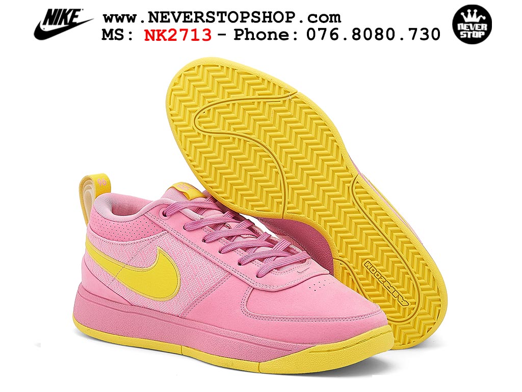 Giày bóng rổ cổ thấp Nike Book 1 Hồng Vàng nam nữ chuyên outdoor replica 1:1 like auth real chính hãng giá rẻ tốt nhất tại NeverStopShop.com HCM