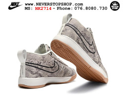 Giày bóng rổ cổ thấp Nike Book 1 Xám Trắng nam nữ chuyên outdoor replica 1:1 like auth real chính hãng giá rẻ tốt nhất tại NeverStopShop.com HCM