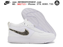 Giày bóng rổ cổ thấp Nike Book 1 Trắng Đen nam nữ chuyên outdoor replica 1:1 like auth real chính hãng giá rẻ tốt nhất tại NeverStopShop.com HCM