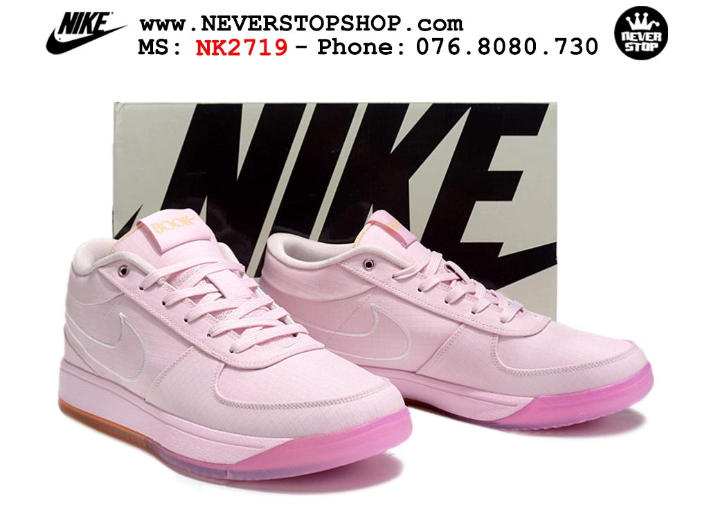 Giày bóng rổ cổ thấp Nike Book 1 Hồng Cam nam nữ chuyên outdoor replica 1:1 like auth real chính hãng giá rẻ tốt nhất tại NeverStopShop.com HCM