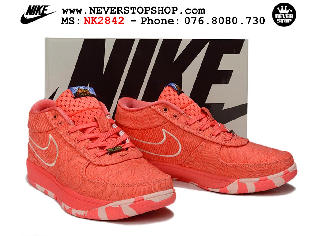 Giày bóng rổ cổ thấp Nike Book 1 Đỏ Hồng nam nữ chuyên outdoor replica 1:1 like auth real chính hãng giá rẻ tốt nhất tại NeverStopShop.com HCM