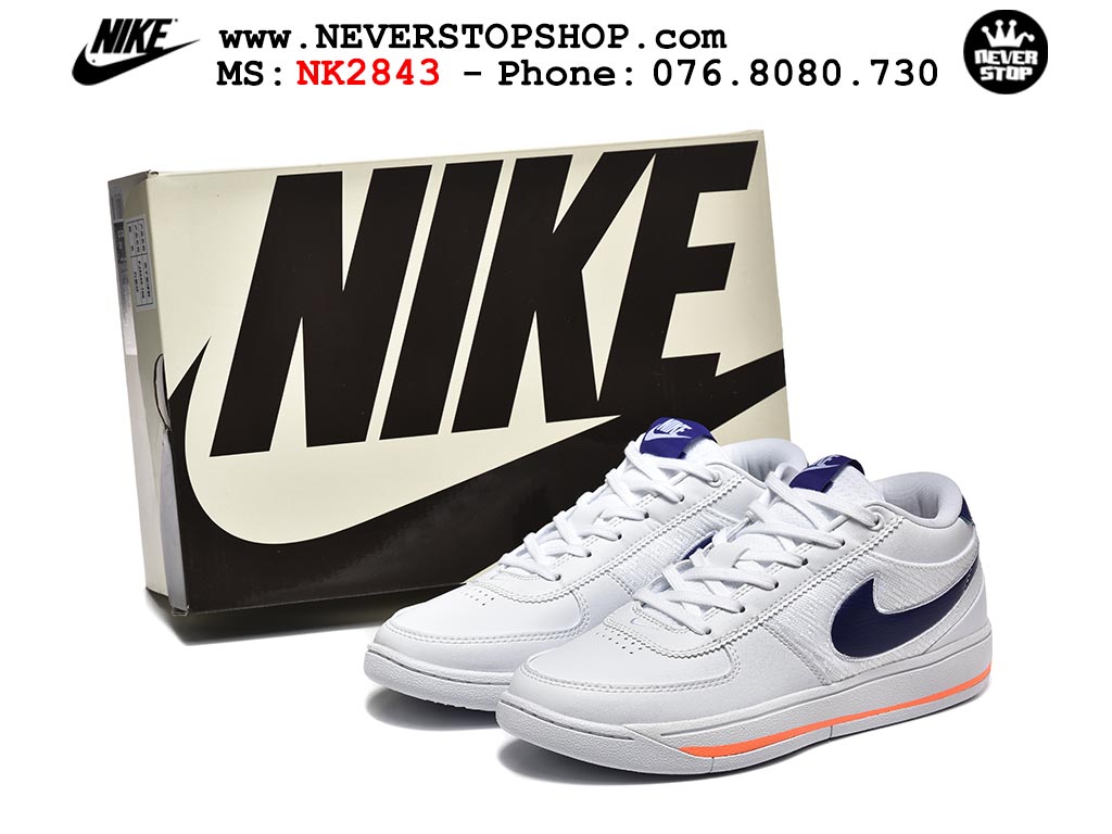 Giày bóng rổ cổ thấp Nike Book 1 Trắng Xanh Dương nam nữ chuyên outdoor replica 1:1 like auth real chính hãng giá rẻ tốt nhất tại NeverStopShop.com HCM