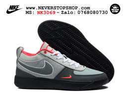 Giày bóng rổ cổ thấp Nike Book 1 Xám Đỏ nam nữ chuyên outdoor replica 1:1 like auth real chính hãng giá rẻ tốt nhất tại NeverStopShop.com HCM