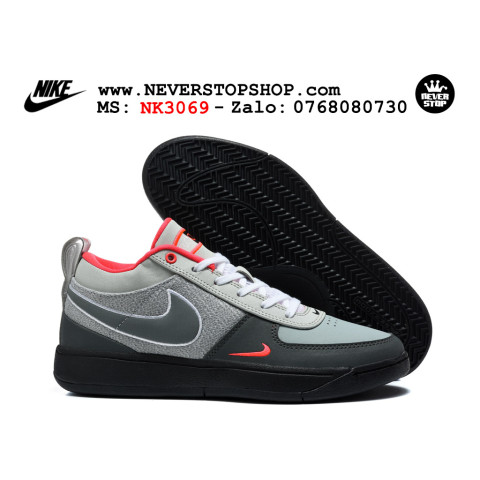 Nike Book 1 Wolf Grey Red