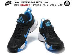 Giày bóng rổ cổ thấp Nike Giannis Immortality 2 Đen Xanh Dương chuyên indoor outdoor replica 1:1 real chính hãng giá rẻ tốt nhất tại NeverStop Sneaker Shop Hồ Chí Minh