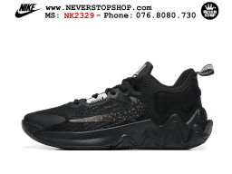 Giày bóng rổ cổ thấp Nike Giannis Immortality 2 Đen chuyên indoor outdoor replica 1:1 real chính hãng giá rẻ tốt nhất tại NeverStop Sneaker Shop Hồ Chí Minh