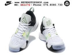 Giày bóng rổ cổ thấp Nike Giannis Immortality 2 Trắng Đen chuyên indoor outdoor replica 1:1 real chính hãng giá rẻ tốt nhất tại NeverStop Sneaker Shop Hồ Chí Minh