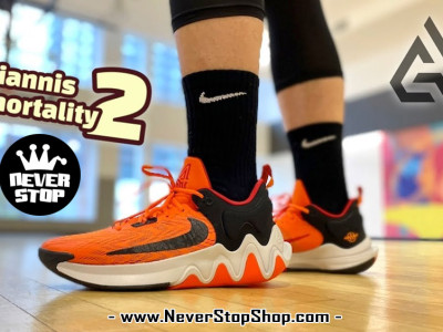 Giày bóng rổ NIKE GIANNIS IMMORTALITY 2 on feet review sfake replica chuẩn chính hãng real giá tốt HCM | NeverStopShop.com