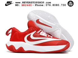 Giày bóng rổ cổ thấp Nike Giannis Immortality 3 Đỏ Trắng chuyên indoor outdoor replica 1:1 real chính hãng giá rẻ tốt nhất tại NeverStop Sneaker Shop Hồ Chí Minh