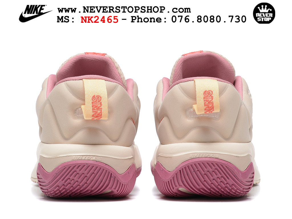 Giày bóng rổ cổ thấp Nike Giannis Immortality 3 Nâu Đỏ chuyên indoor outdoor replica 1:1 real chính hãng giá rẻ tốt nhất tại NeverStop Sneaker Shop Hồ Chí Minh
