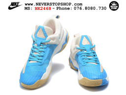 Giày bóng rổ cổ thấp Nike Giannis Immortality 3 Xanh Dương Trắng chuyên indoor outdoor replica 1:1 real chính hãng giá rẻ tốt nhất tại NeverStop Sneaker Shop Hồ Chí Minh