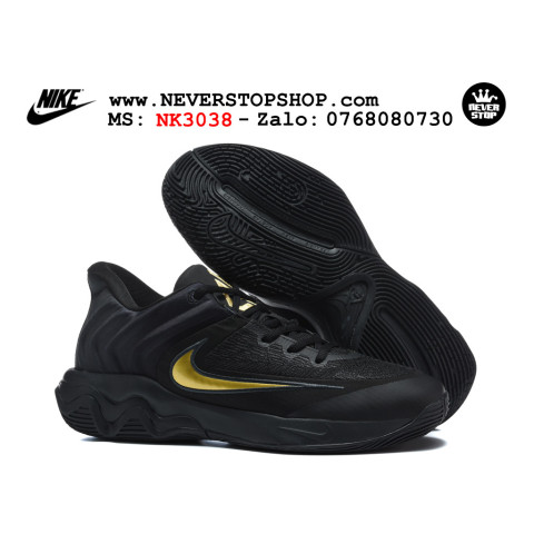 Nike Giannis Immortality 4 Black Metallic Gold
