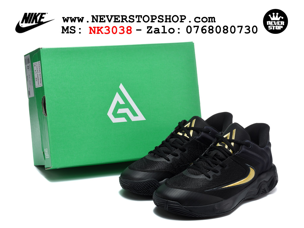 Giày bóng rổ outdoor Nike Giannis Immortality 4 Đen Vàng nhẹ êm cổ thấp đế chống mòn rít sân giá tốt tại NeverStop Basketball Sneaker Shop Giày bóng rổ cổ thấp Nike Giannis Immortality 4 Đen Vàng chuyên indoor outdoor replica 1:1 real chính hãng giá rẻ tốt nhất tại NeverStop Sneaker Shop Hồ Chí Minh