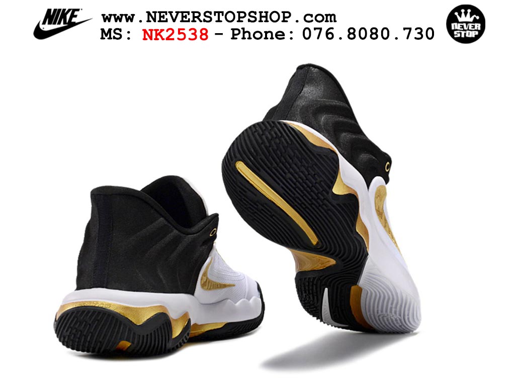 Giày bóng rổ cổ thấp Nike Giannis Immortality 4 Trắng Vàng chuyên indoor outdoor replica 1:1 real chính hãng giá rẻ tốt nhất tại NeverStop Sneaker Shop Hồ Chí Minh