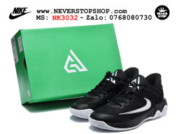 Giày bóng rổ outdoor Nike Giannis Immortality 4 Đen Trắng nhẹ êm cổ thấp đế chống mòn rít sân giá tốt tại NeverStop Basketball Sneaker Shop Giày bóng rổ cổ thấp Nike Giannis Immortality 4 Đen Trắng chuyên indoor outdoor replica 1:1 real chính hãng giá rẻ tốt nhất tại NeverStop Sneaker Shop Hồ Chí Minh