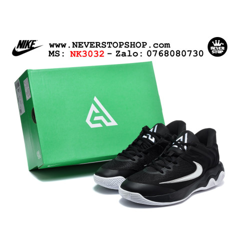 Nike Giannis Immortality 4 Black Wolf Grey White